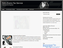 Tablet Screenshot of econotaxpreparation.com